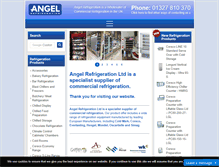 Tablet Screenshot of angelrefrigeration.co.uk